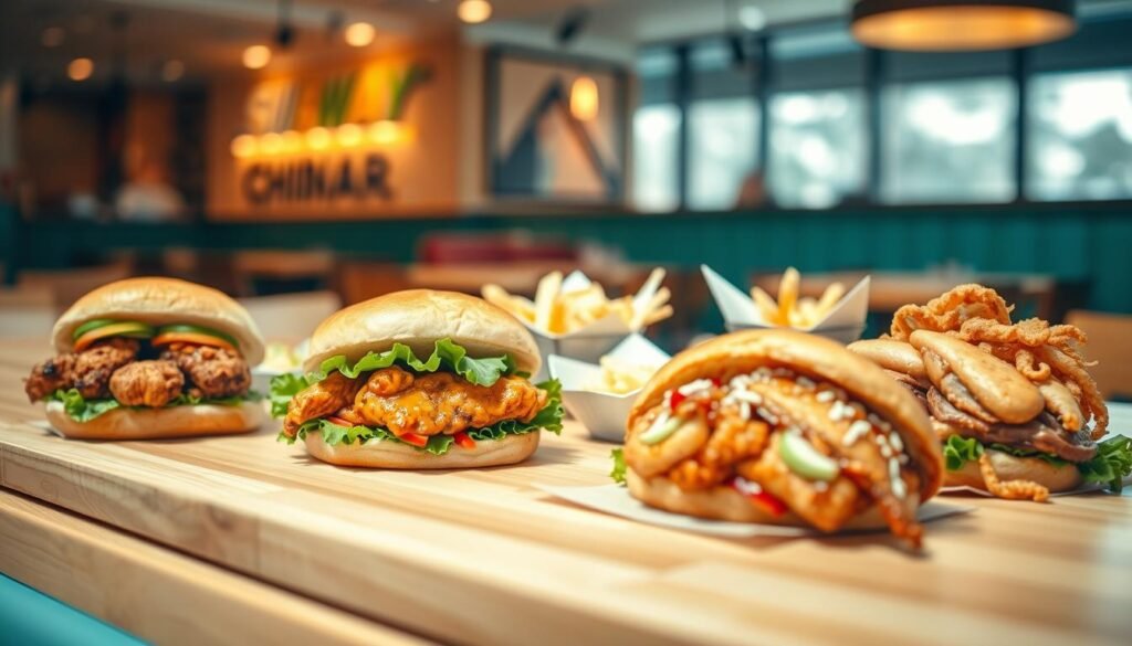 Subway chicken menu